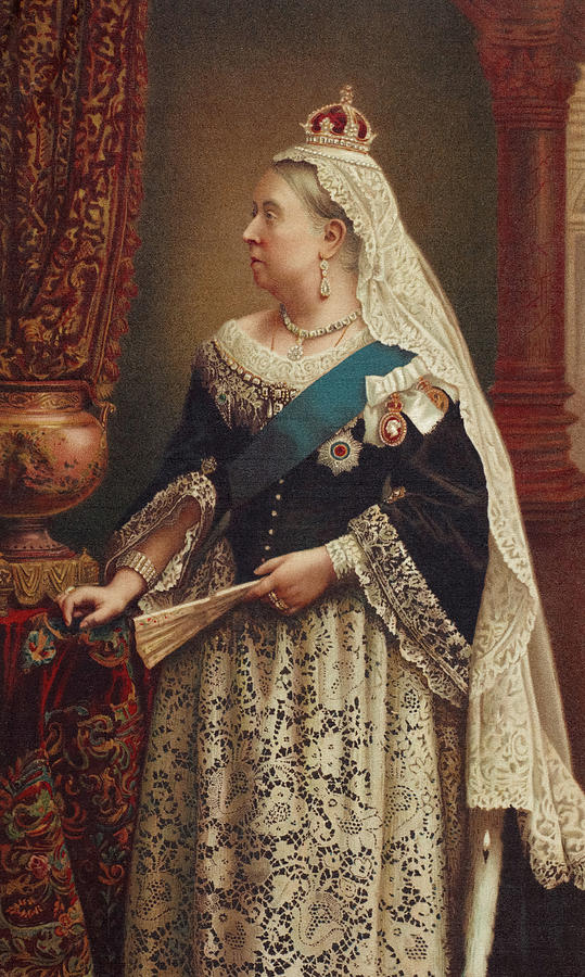 Portrait of Queen Victoria Painting by British School