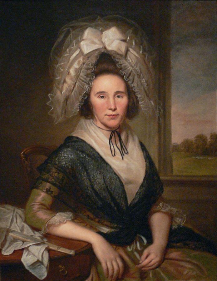 Portrait of Rachel Leeds Kerr Painting by Charles Willson Peale