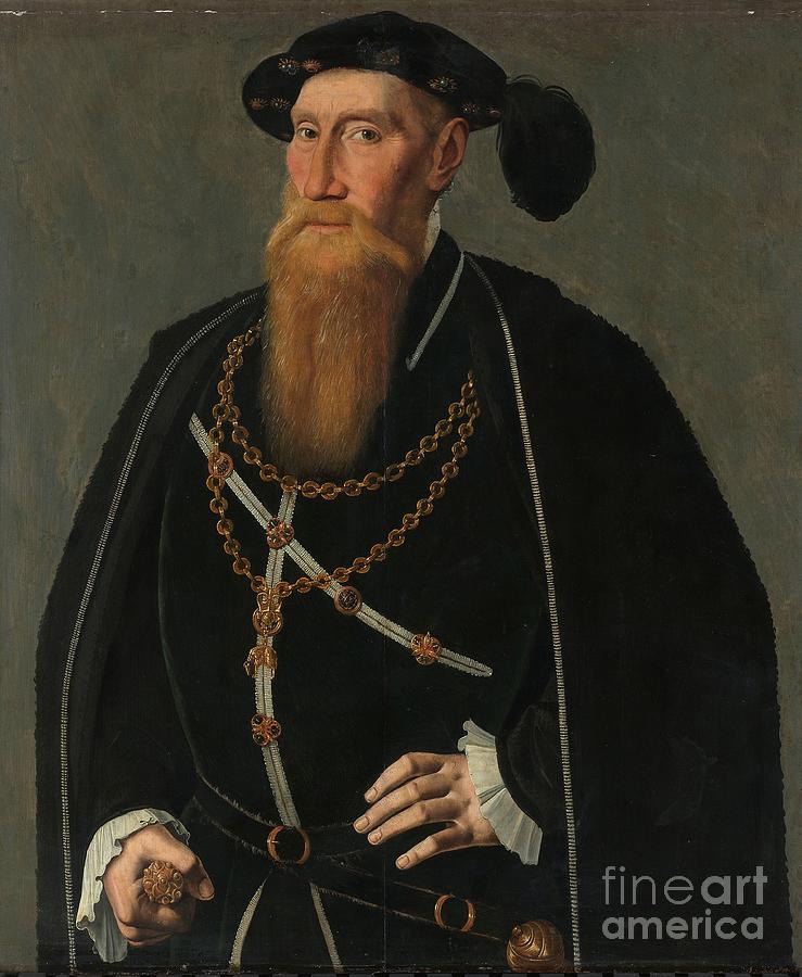 Portrait Of Reinoud IIi Of Brederode, Jan Van Scorel, C. 1545 Painting