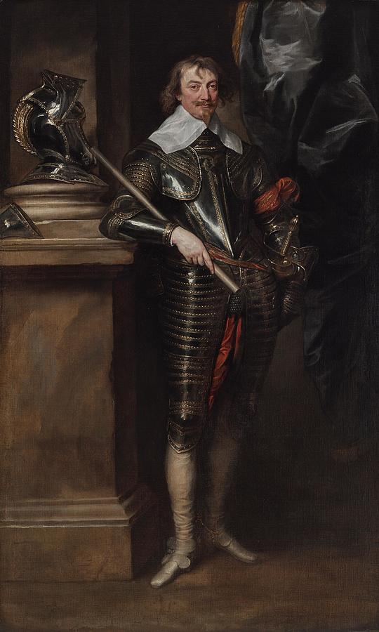 Portrait of Robert Rich 2nd Earl of Warwick 1587-1658 Painting by ...