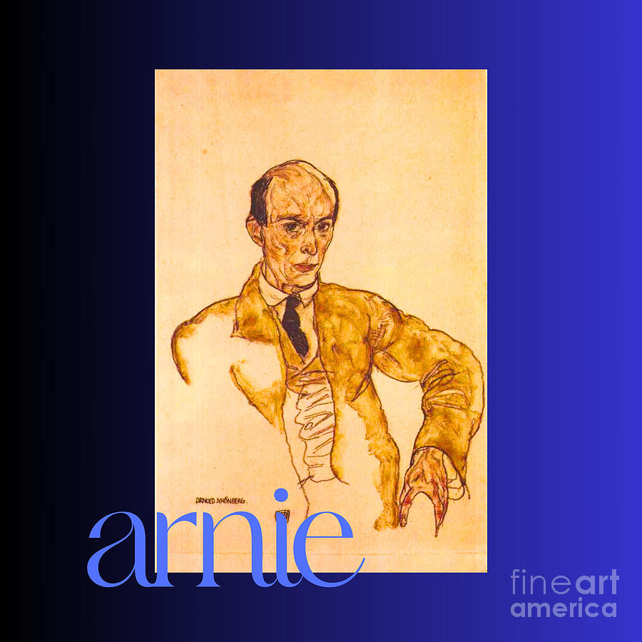 Portrait of Arnold Schoenberg Digital Art by Diane Hocker - Fine Art ...