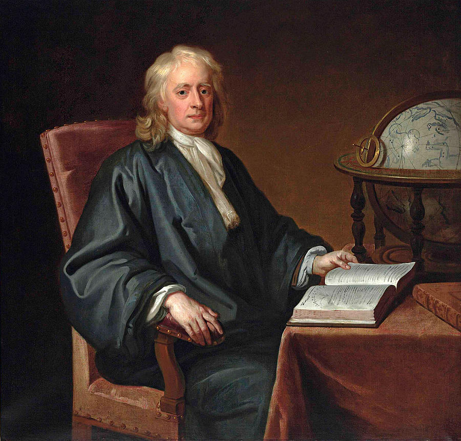 Portrait of Sir Isaac Newton Painting by Enoch Seeman