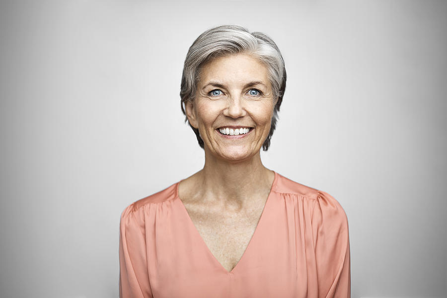 Portrait Of Smiling Senior Executive. Photograph by Morsa Images