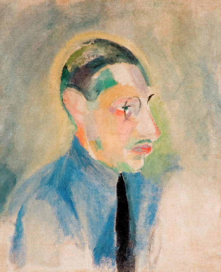 Portrait Of Stravinsky By Robert Delaunay Painting