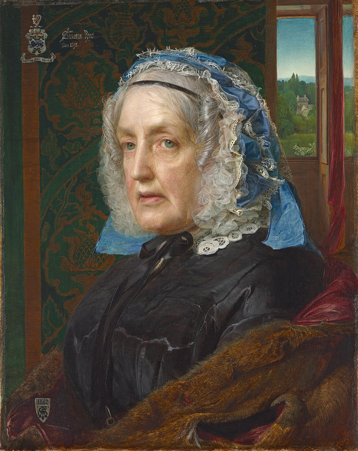 Portrait of Susanna Rose Painting by Frederick Sandys
