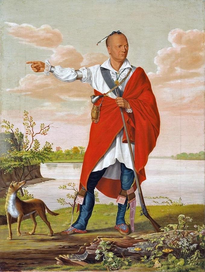 Portrait Of Thayendanegea Joseph Brant Painting By William Berczy ...