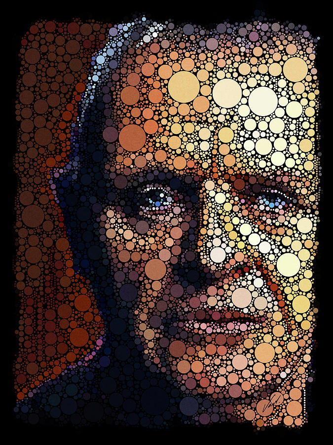 Portrait of the actor - Anthony Hopkins by Vart Painting by Vart