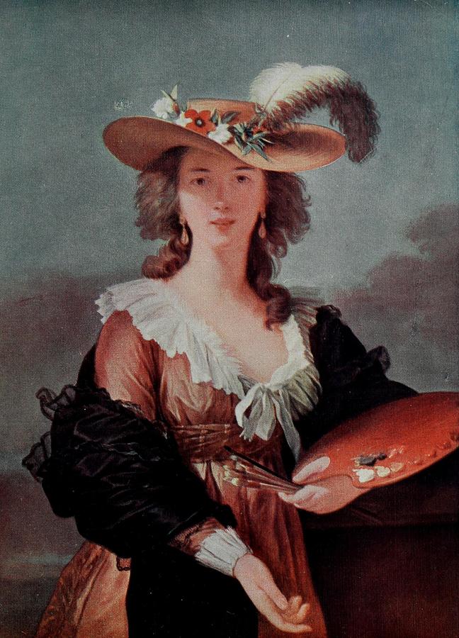 Portrait Painting - Portrait of the Artist by Louise Elisabeth Vigee Le Brun