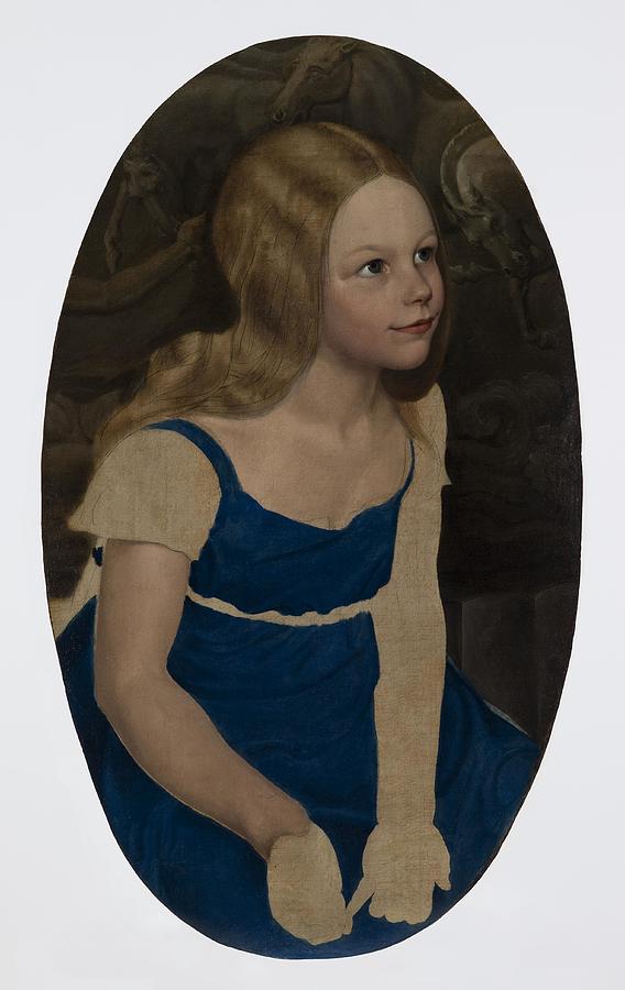 Portrait of the Artist's Daughter Marie Drawing by Portraitofthe's