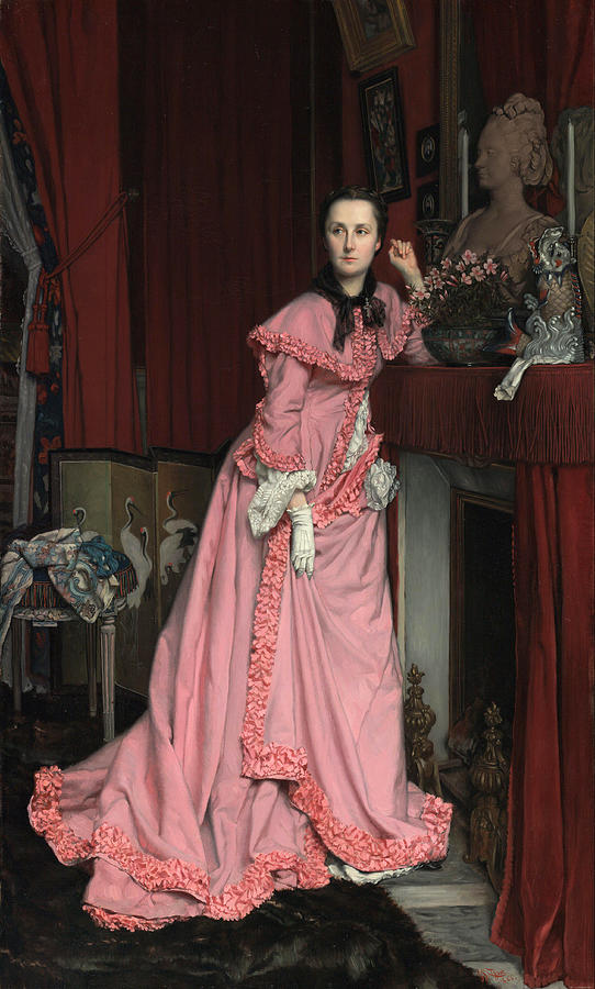 Portrait Painting - Portrait of the Marquise de Miramon  n  e  Th  r  se Feuillant  by James Tissot