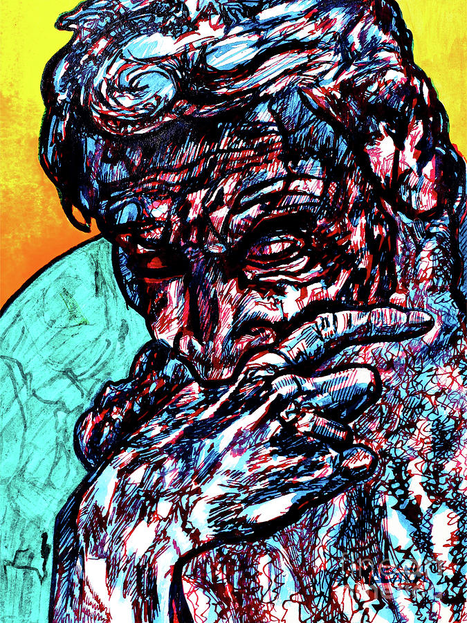 Portrait Of The Prophet, Jeremiah - Michelangelo Painting