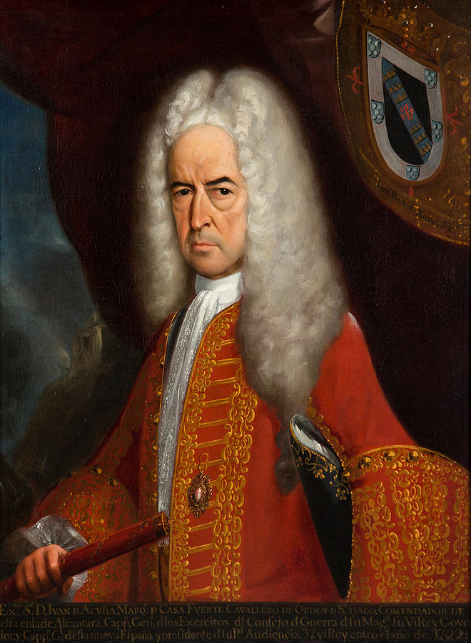 Portrait of the Viceroy of New Spain Painting by Juan Rodriguez Juarez ...