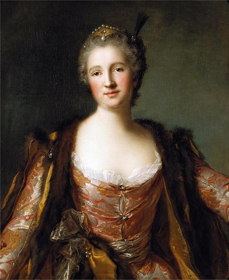 Portrait of Theodore Elisabeth Catherine de Besenval Marquise de ...