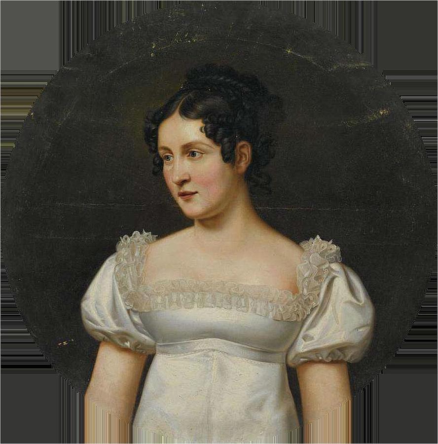 Portrait of Therese of Saxe-Hildburghausen 1792-1854 Queen of Bavaria ...