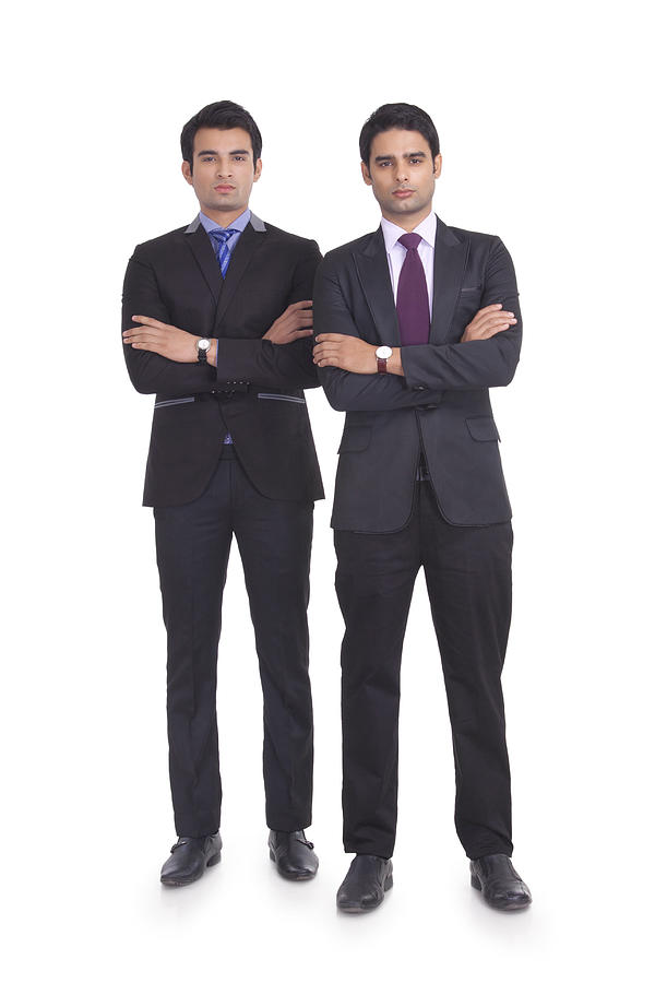 Portrait of two businessmen Photograph by Sudipta Halder