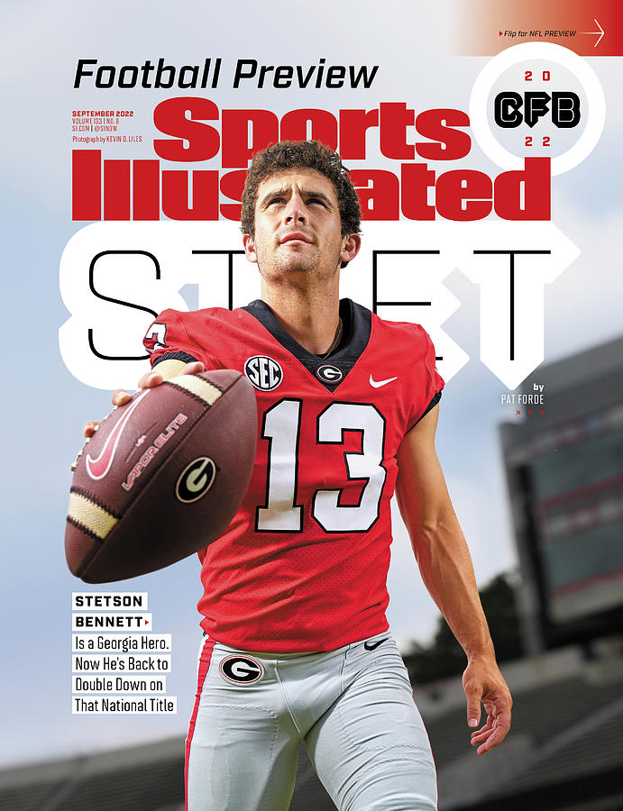 University of Georgia QB Stetson Bennett, 2022 College Football Preview Issue Cover Photograph by Sports Illustrated