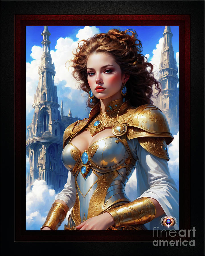 Portrait Of Usella Alluring AI Concept Art by Xzendor7 Painting by Xzendor7