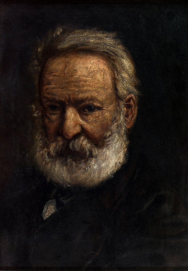 Portrait of Victor Hugo Painting by Anonymous - Fine Art America