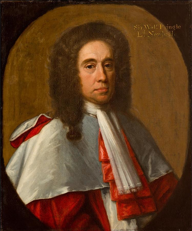 Portrait of Walter Pringle Lord Newhall 1664 -1736 Scottish judge ...