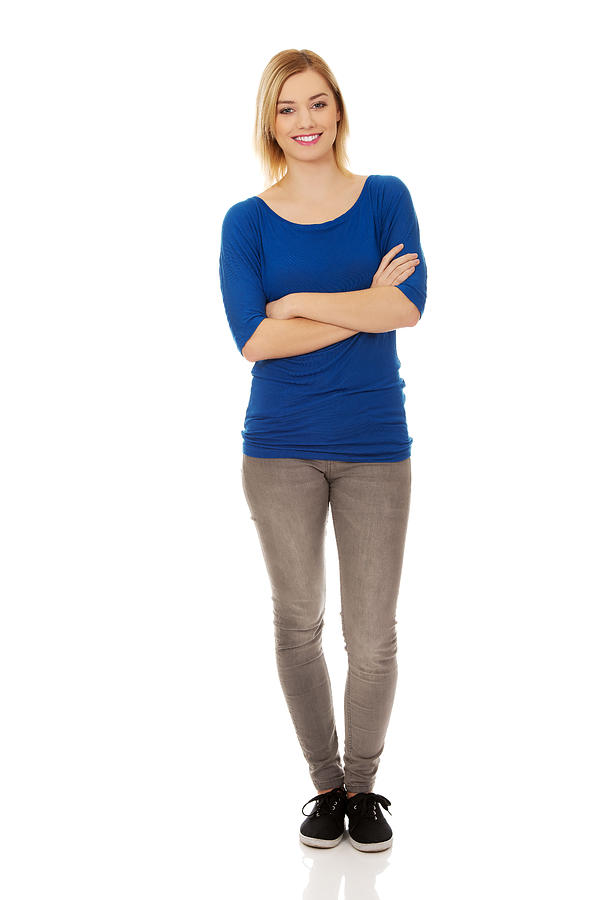 Portrait Of Young Woman Standing With Arms Crossed Against White Background Photograph by Piotr Marcinski / EyeEm Portrait Of Young Woman Standing With Arms Crossed Against White Background Photograph by Piotr Marcinski / EyeEm