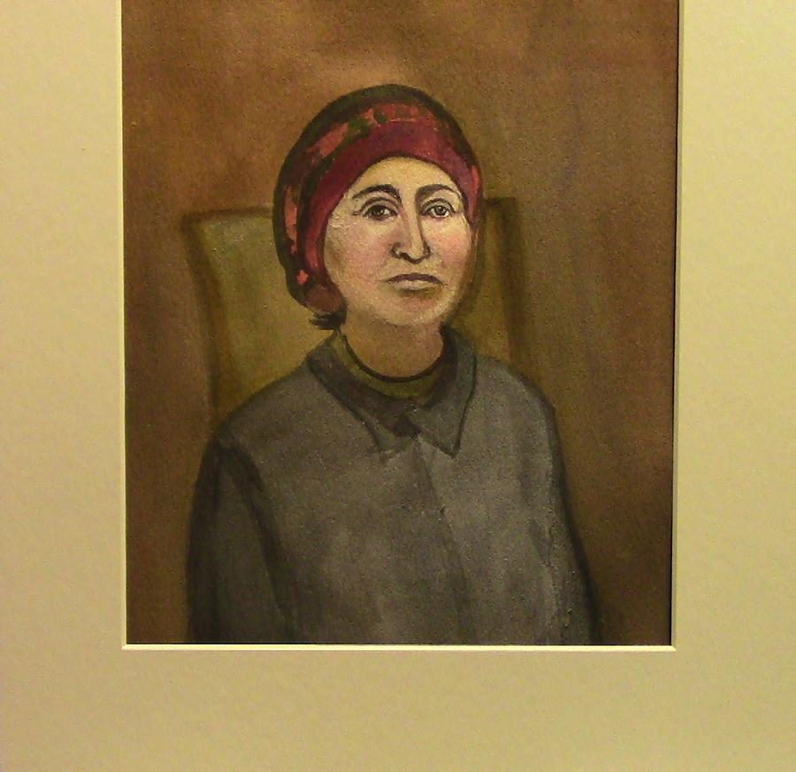 Portrait Woman Painting by Max Kushner