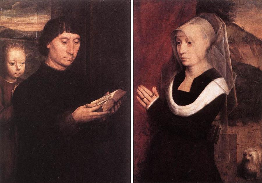 Portraits of Donors Drawing by Hans Memling - Fine Art America