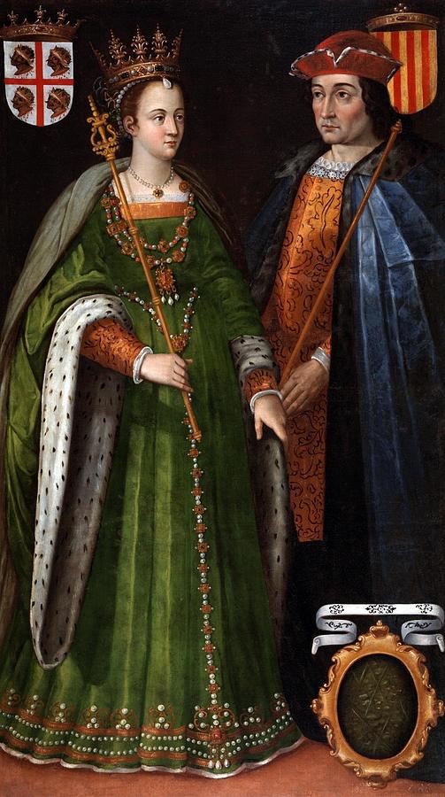 Portraits of Queen Petronila of Aragon and Count Ramon Berenguer I V of ...