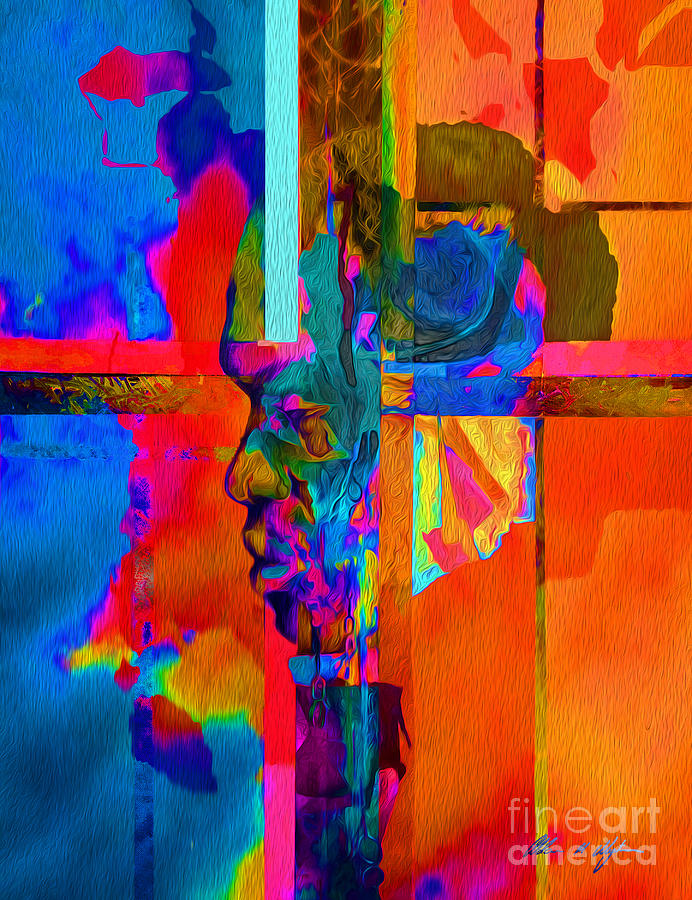 Portraits of the Cross 7 Digital Art by Aldane Wynter