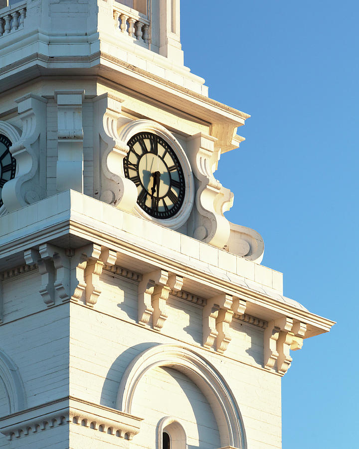 Portsmouth Clocktower Detail Photograph by Eric Gendron