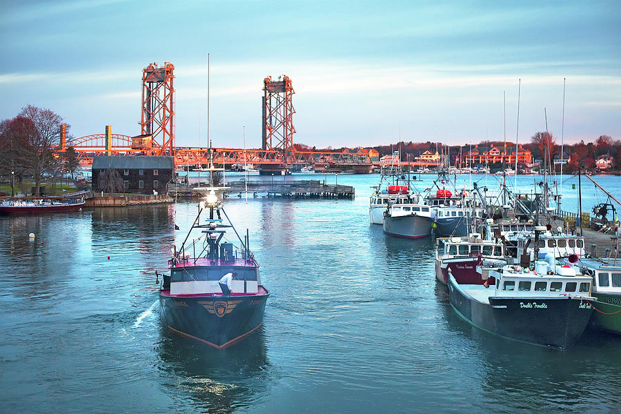 Portsmouth Fishing Boats Photograph by Eric Gendron