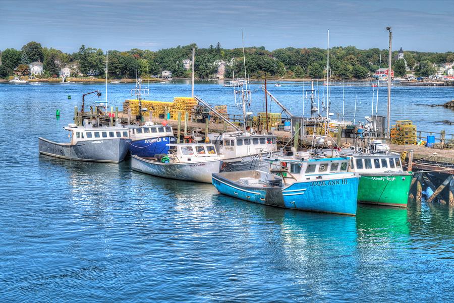 Boat Photograph - Portsmouth Fishing Boats by Randy Dyer
