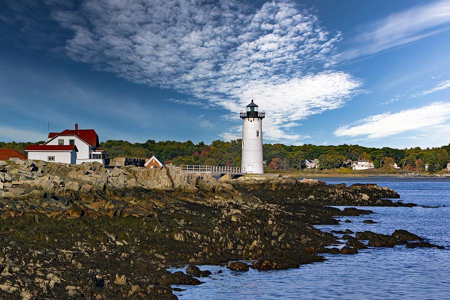 Portsmouth Harbor Lighthouse Photograph by Carolyn Mickulas