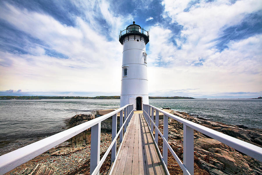 Portsmouth Harbor Lighthouse Photograph by Eric Gendron