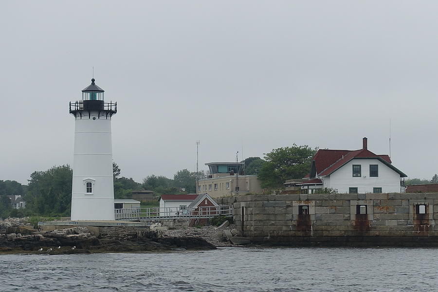 Portsmouth Harbor Lighthouse II Photograph by Patricia Caron