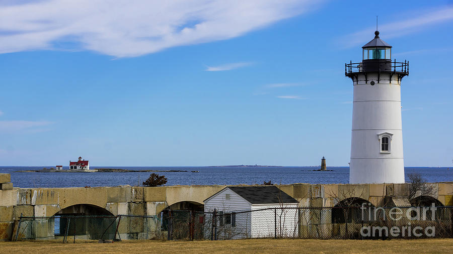 Portsmouth Harbor Lighthouse. Photograph by New England Photography