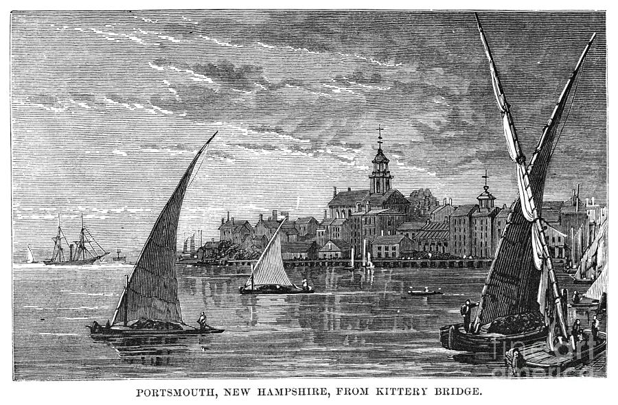 Portsmouth, New Hampshire, 1875 Drawing by Granger