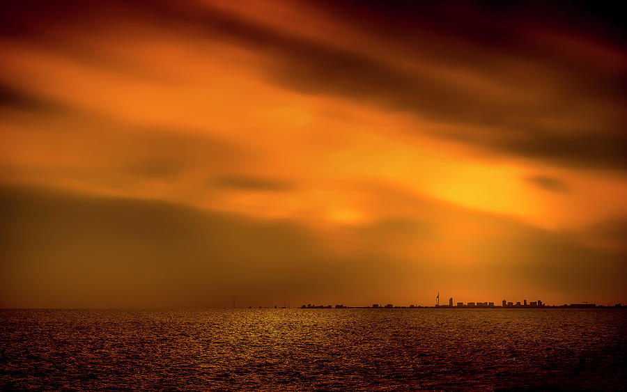 Portsmouth Skies  Photograph by Chris Boulton