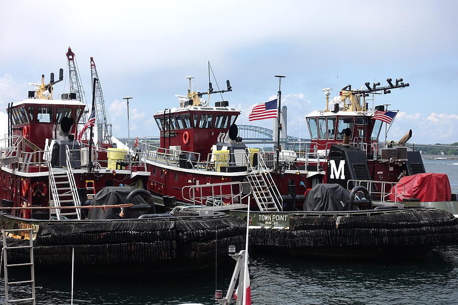 Portsmouth Tug Boats II  Photograph by Patricia Caron