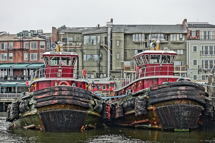 Portsmouth Tugs Photograph by Patricia Caron
