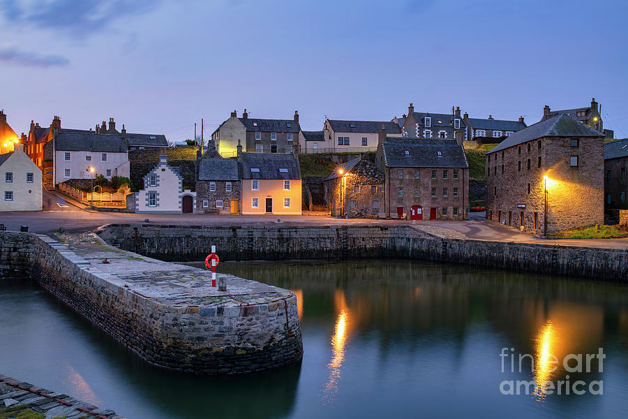 Portsoy Historic Harbour at Dawn Photograph by Tim Gainey