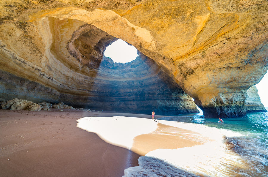 Portugal, beach of Benagil, cave. Photograph by Daniel Viñé Garcia
