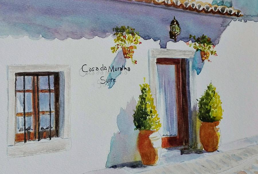 Portugal Casa Painting by Sandie Croft
