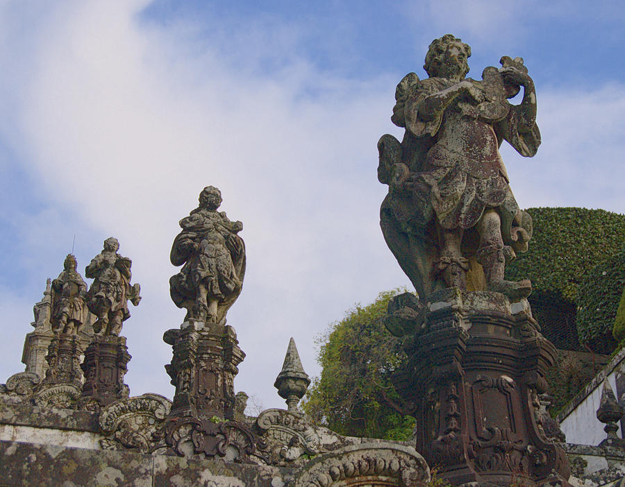 Statues In Lamego In Portugal Clvi Photograph