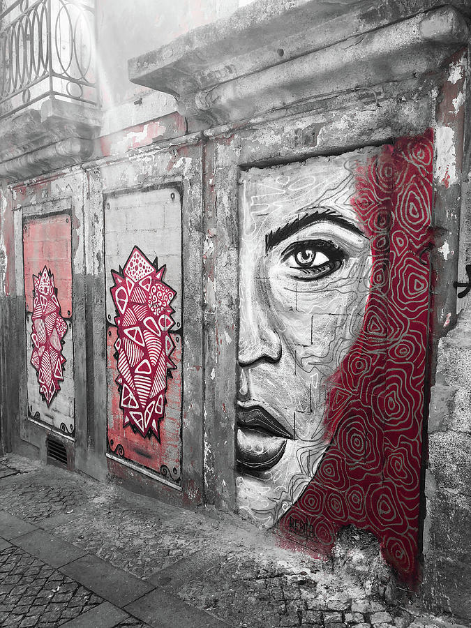 Portugal Street Art Photograph by Georgia Clare
