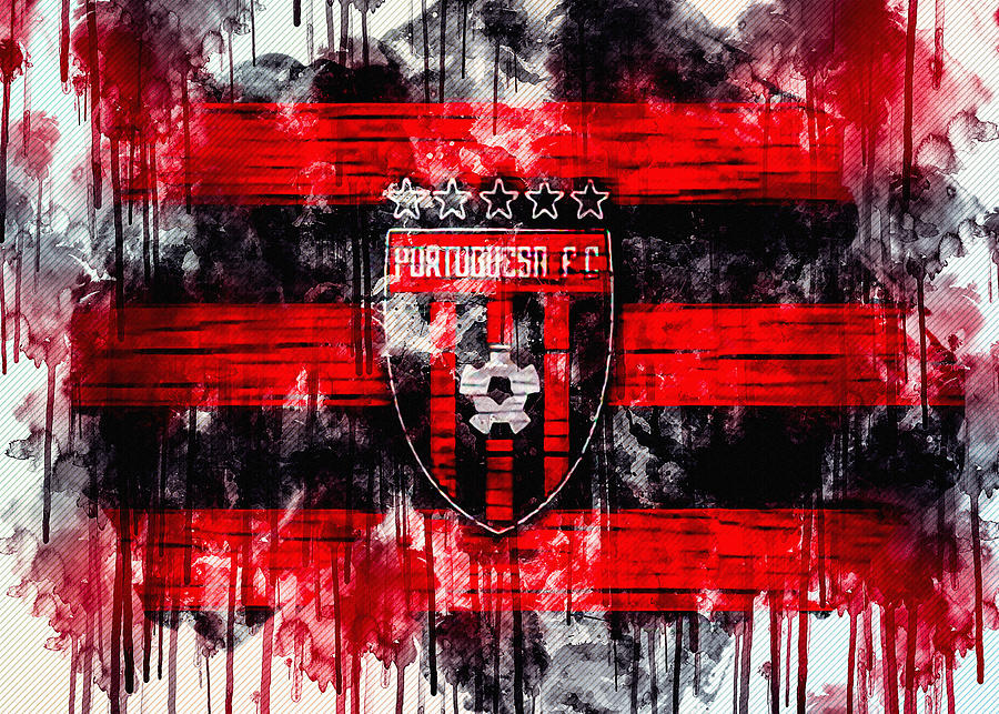 Portuguesa Fc Logo La Liga Futve Soccer Digital Art by Sissy ANGELASTRO