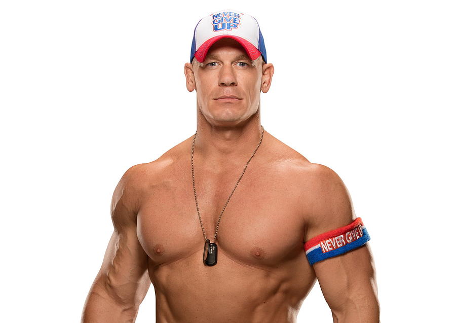 Pose Actor Torso Muscle Wrestler Wwe John Cena Bodybuilder White ...