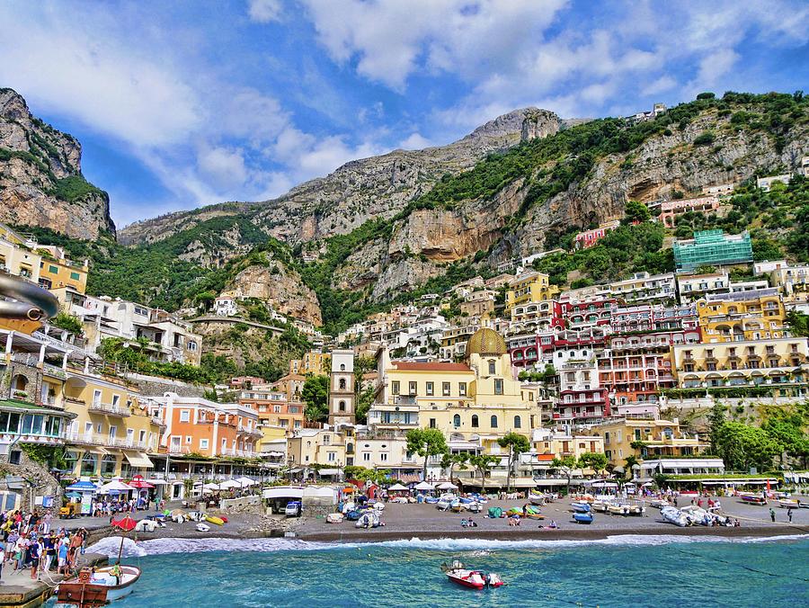 Positano harbour on the Amalfi Coast Photograph by Luxury Columnist ...