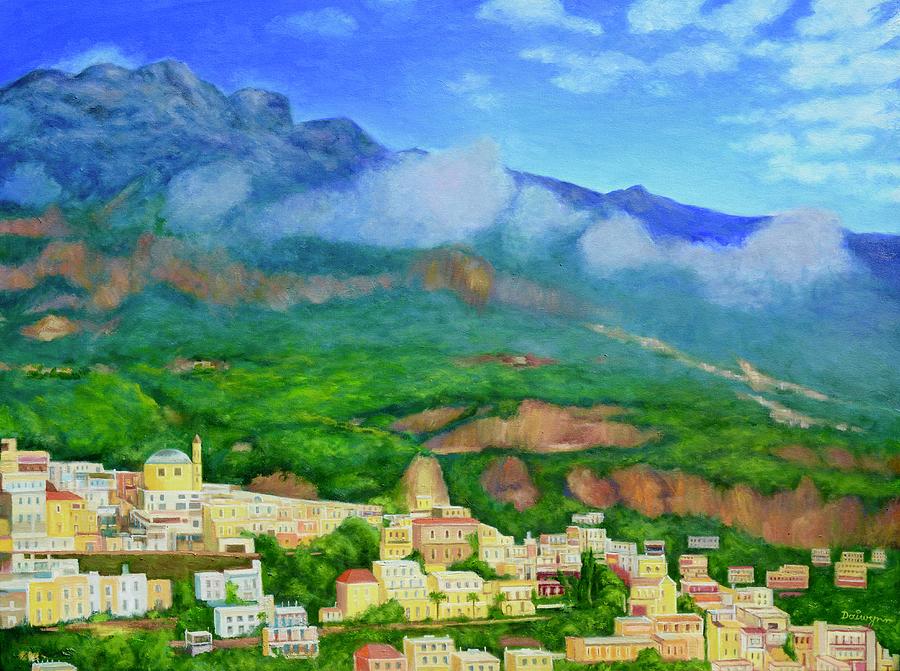 Positano Morning Amalfi Coast Painting by Dai Wynn