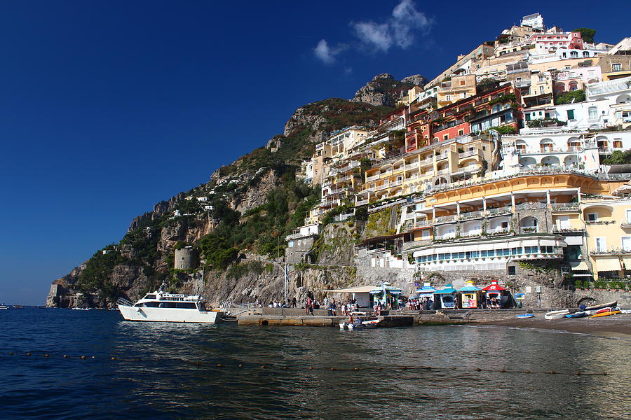 Positano waterfront. The Amalfi Coast, Campania, Italy Photograph by Amaia Arozena & Gotzon Iraola