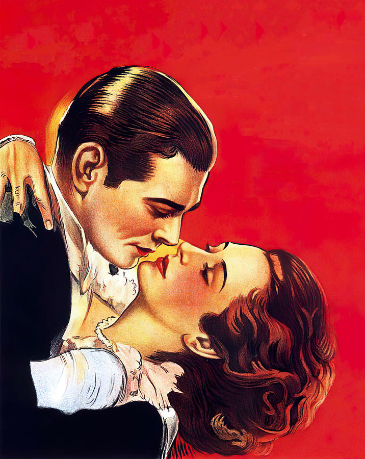 Clark Gable Painting - Possessed, 1931, movie poster painting by Movie World Posters